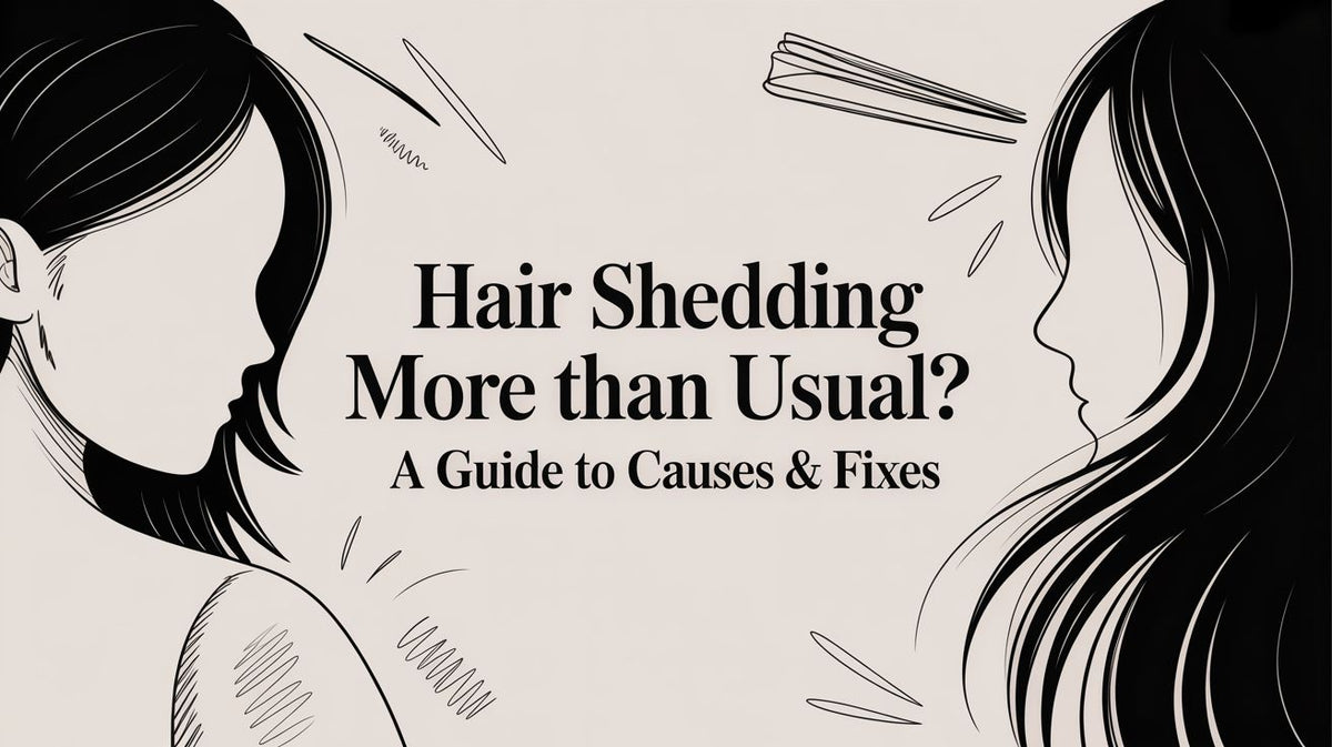 Hair Shedding More Than Usual? A Guide to Causes & Fixes