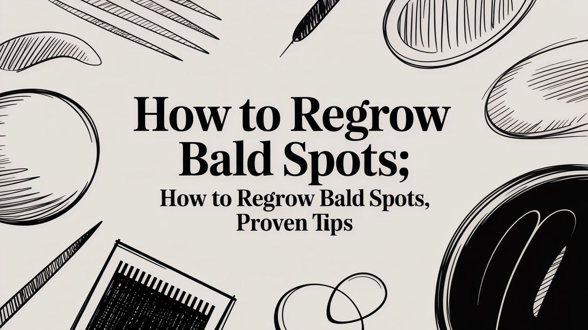 How to Regrow Bald Spots: proven tips