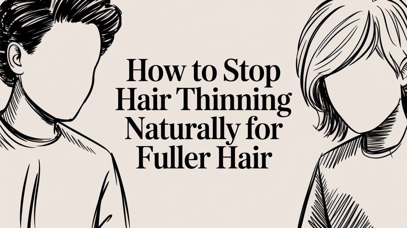 How to Stop Hair Thinning Naturally for Fuller Hair