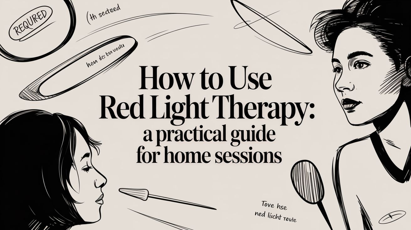 How to use red light therapy: A Practical Guide for Home Sessions