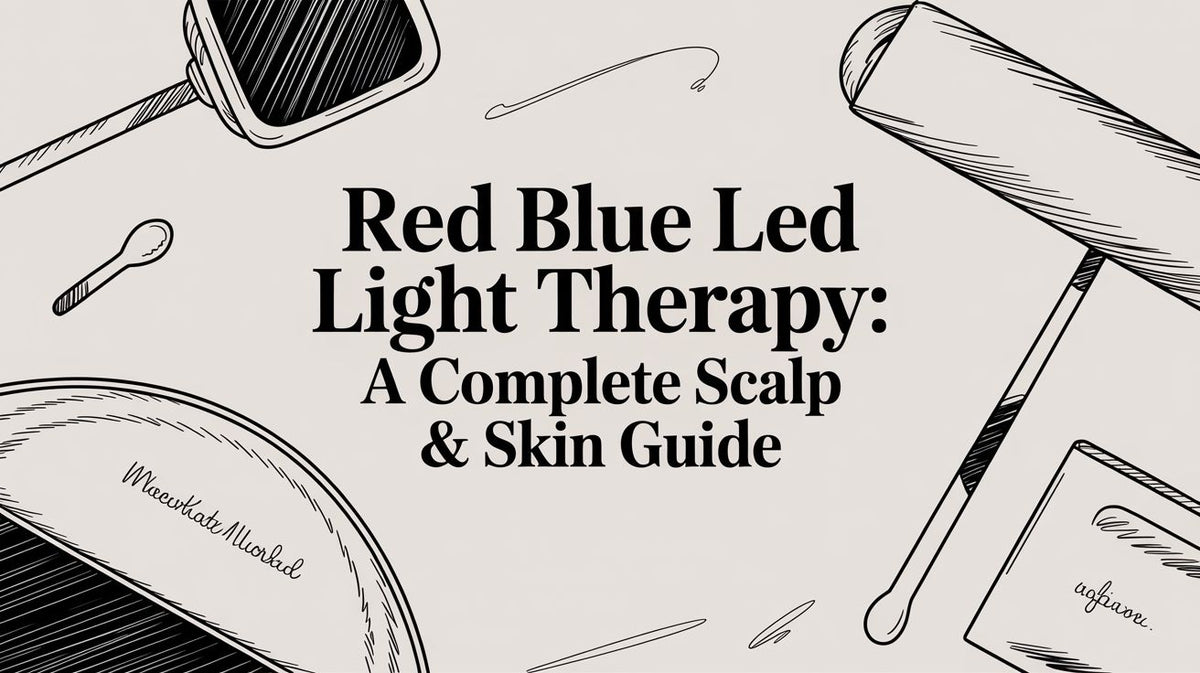 Red Blue LED Light Therapy: A Complete Scalp & Skin Guide